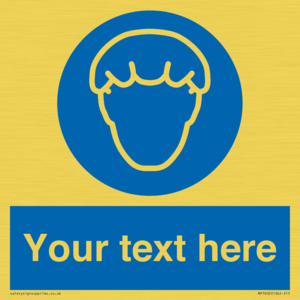 Custom Hair protection must be worn